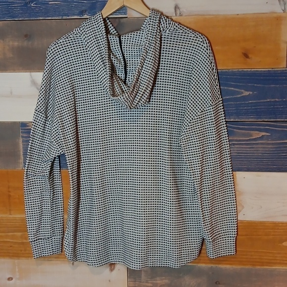 Melloday Black and White hoodie S - Picture 7 of 7